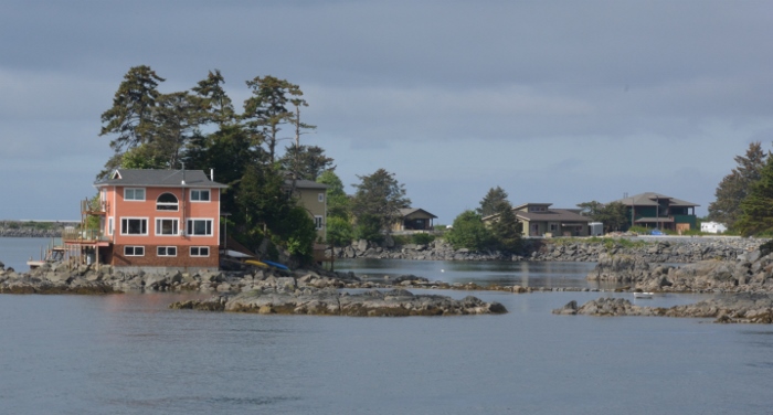 overlooking the waters